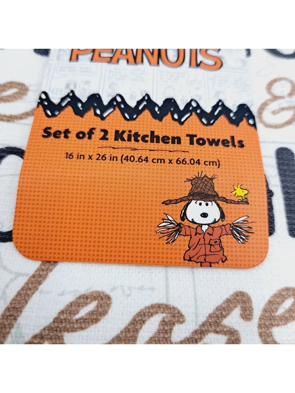 Fall Autumn Snoopy Peanuts Football Mug & Kitchen Towel Thanksgiving Decor